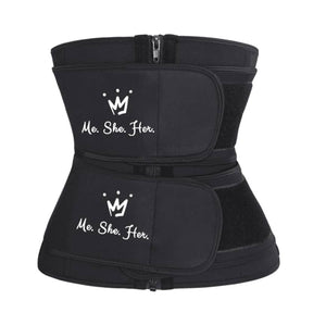 Double Belts Tummy Control Adjustable Waist Trainer,Sweat Waist Traine –  TheMoiRe